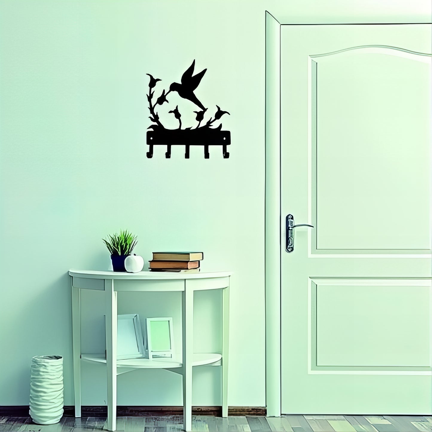 Porte-manteau mural & clés - Style oiseau