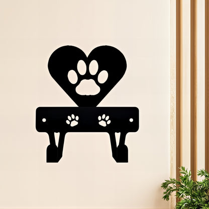 Porte-manteau & clés mural - Style Patoune