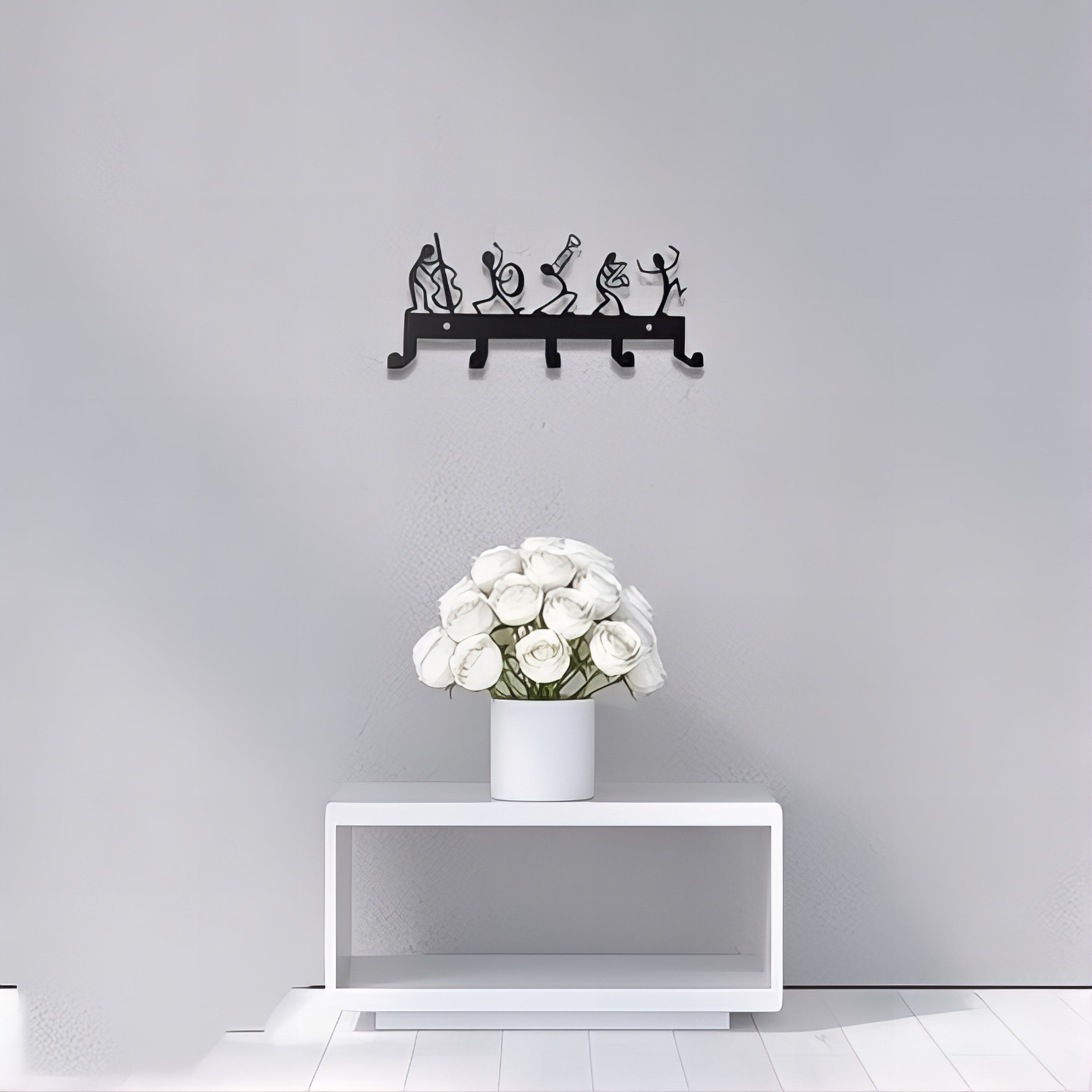 Porte-manteau mural & clés - Style Jazz – Image 3