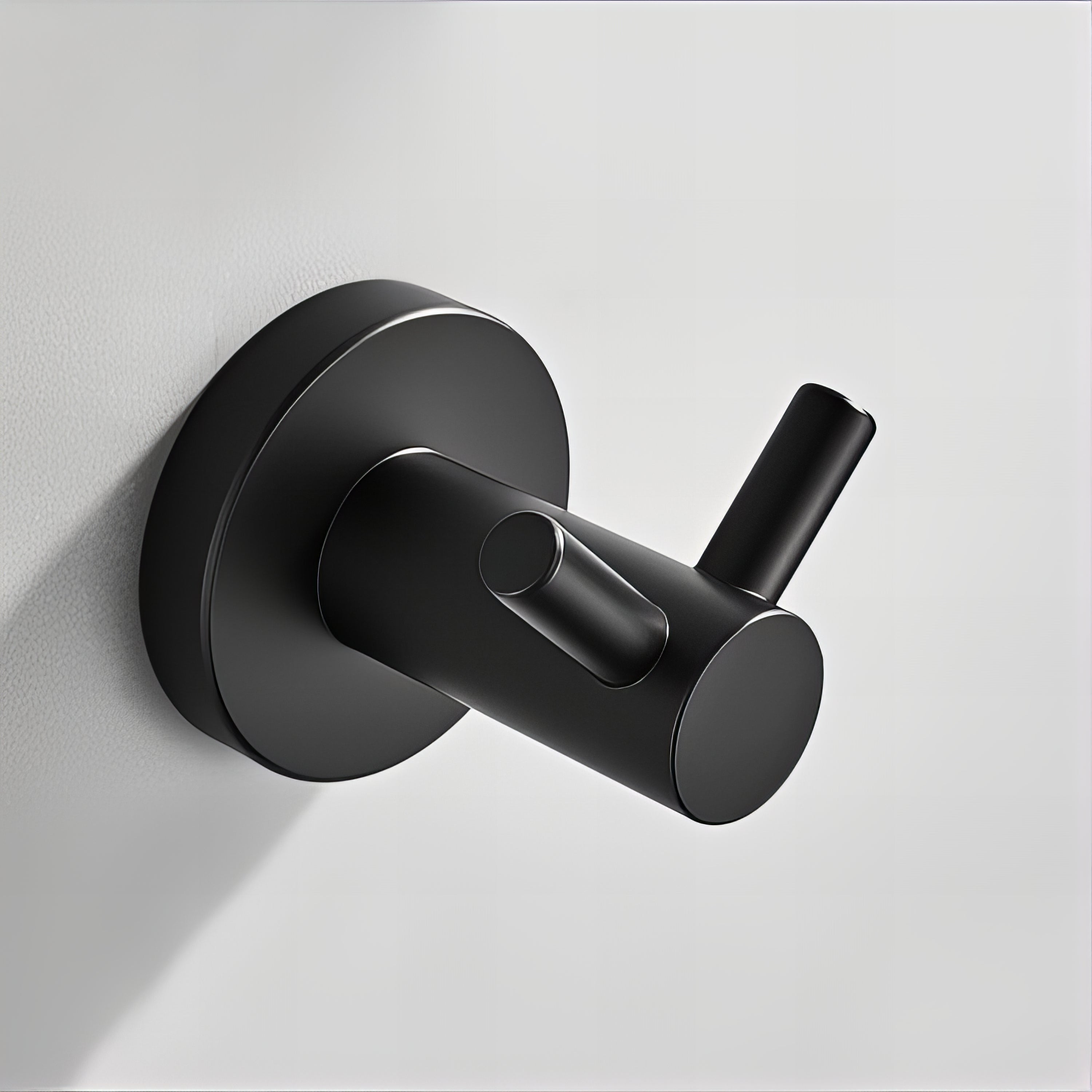 Crochet Mural Porte-Manteau Noir