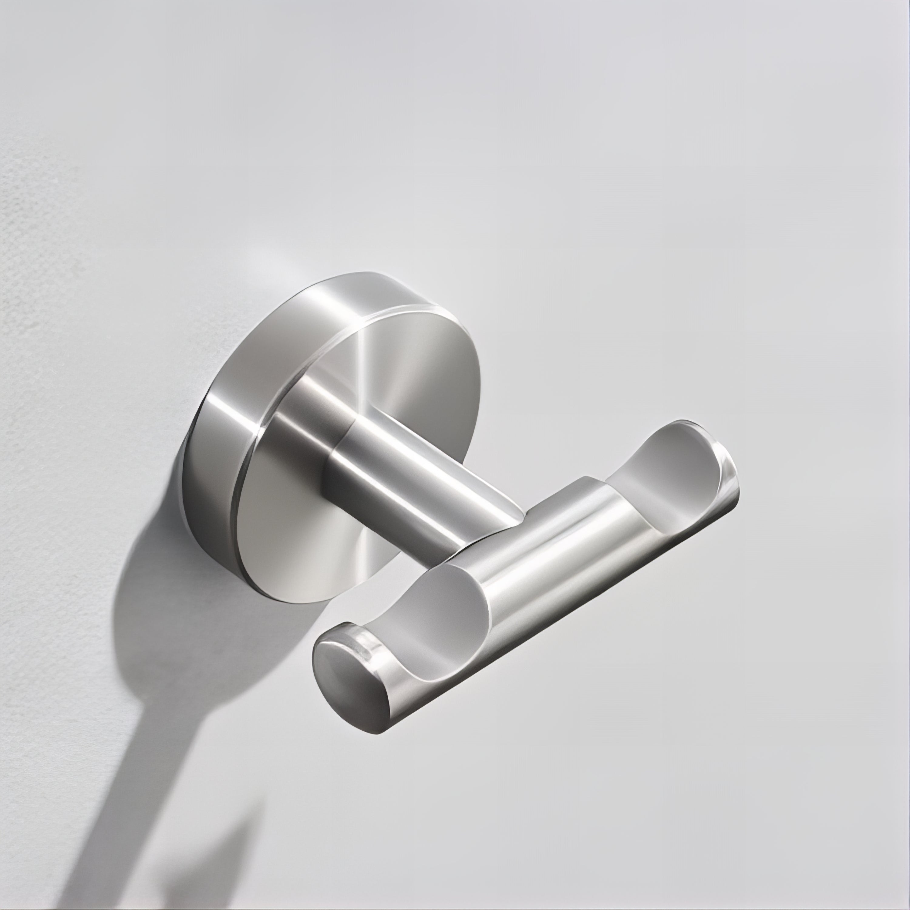 Crochet Mural pour Vêtements en Argent Horizontal