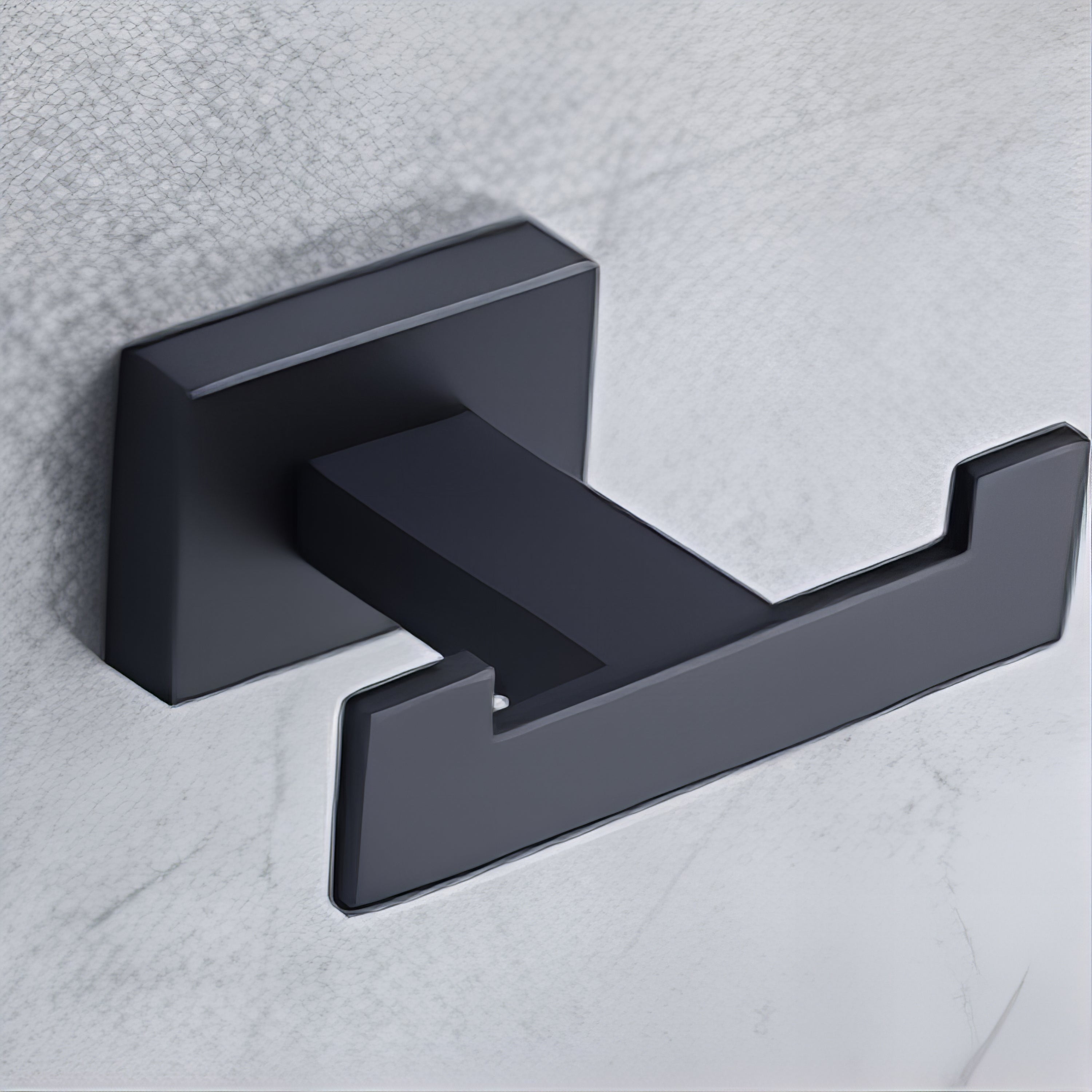 Crochet Noir pour Porte-manteau Horizontal