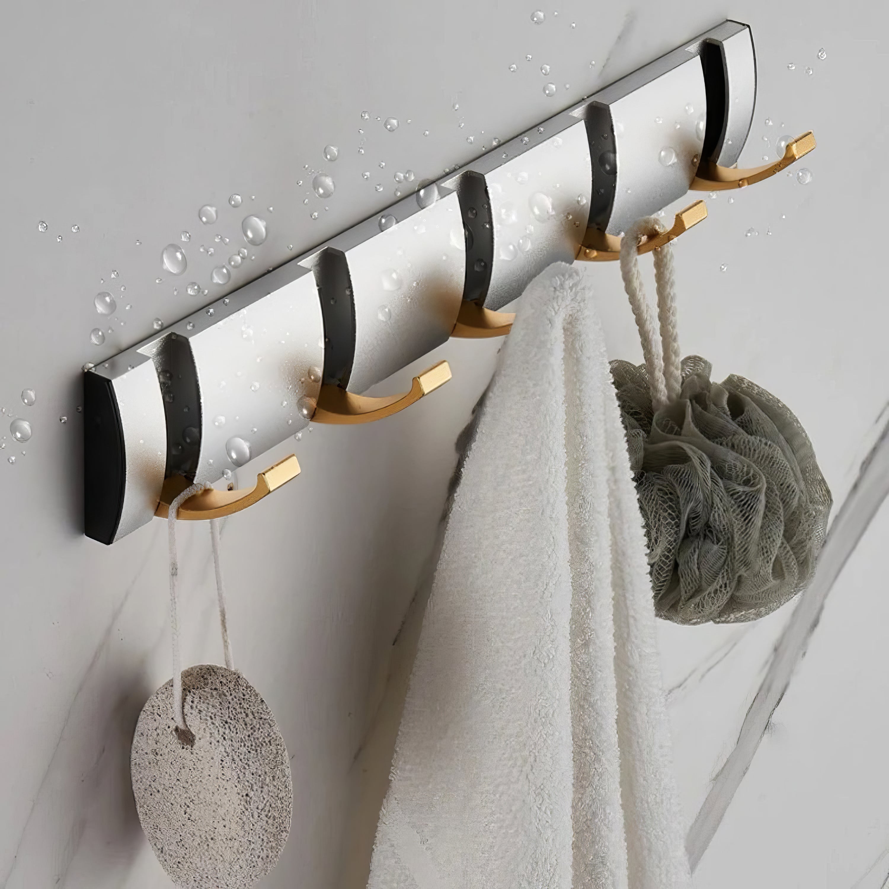 Porte-manteau de salle de bain - Style moderne
