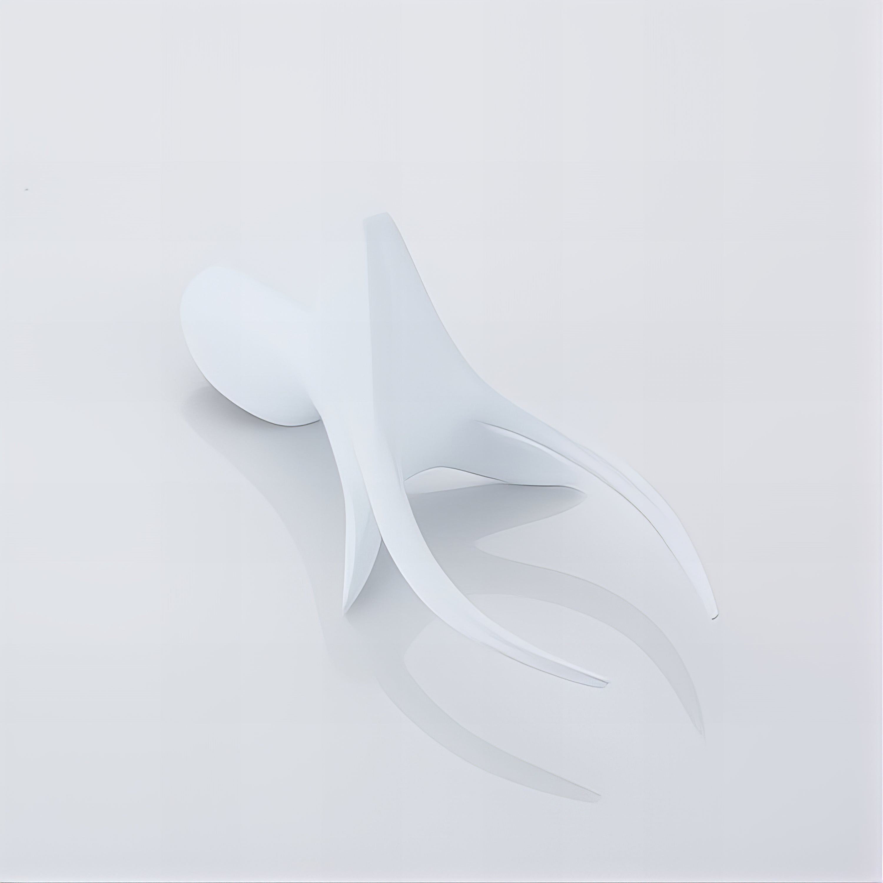 Crochet Porte-Manteau Contemporain Cerf Ivoire – Image 3