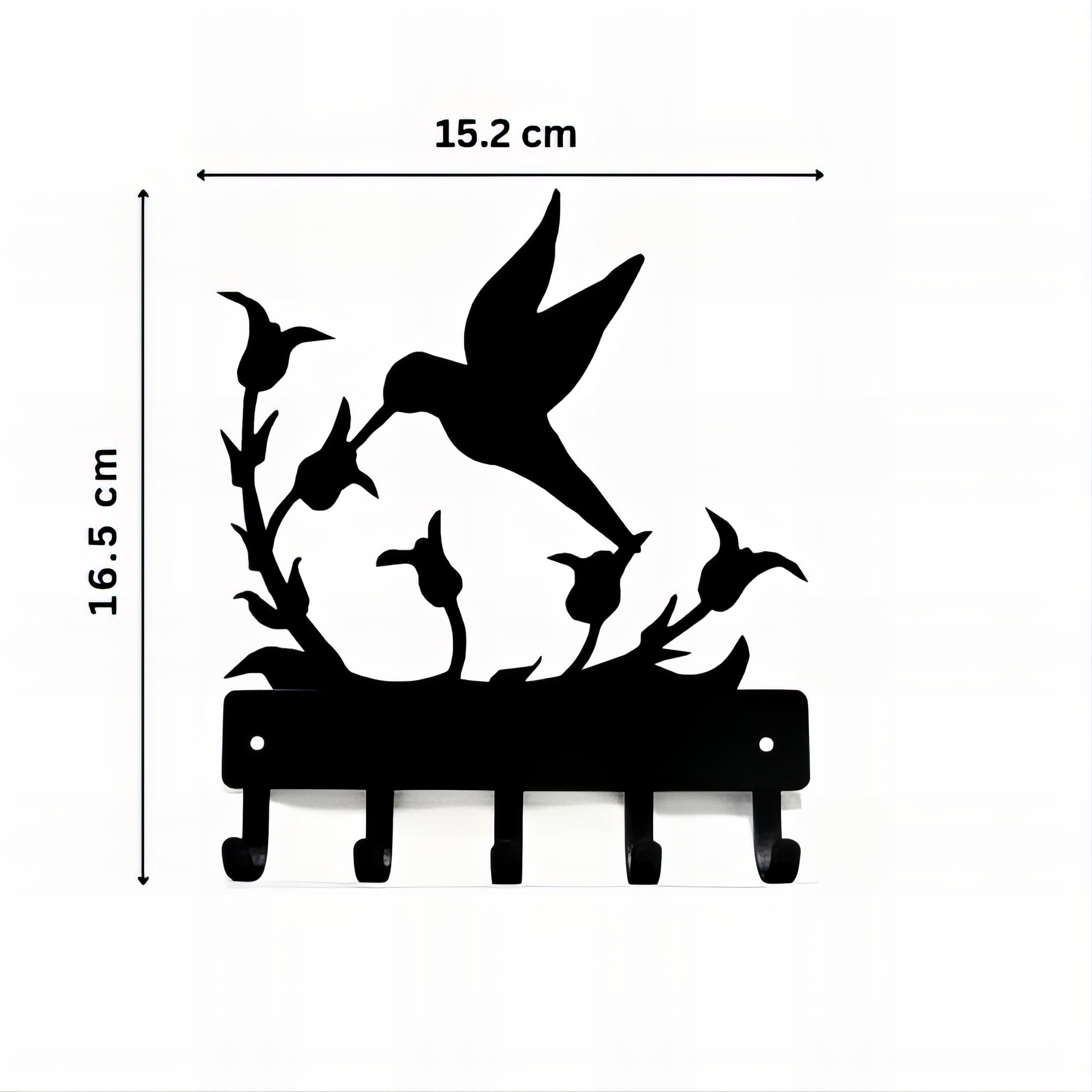 Porte-manteau mural & clés - Style oiseau – Image 8