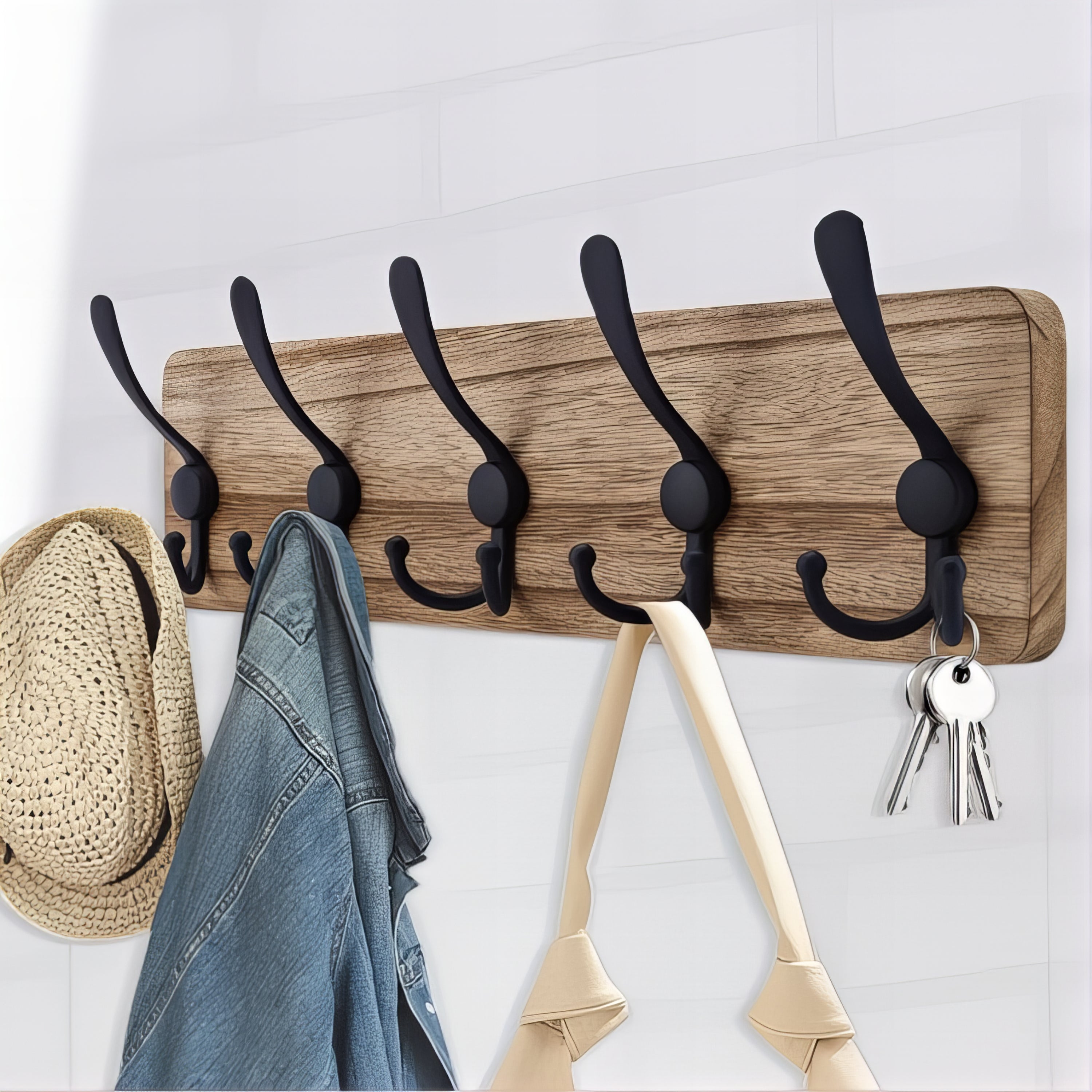 Porte-manteau mural - Style champêtre