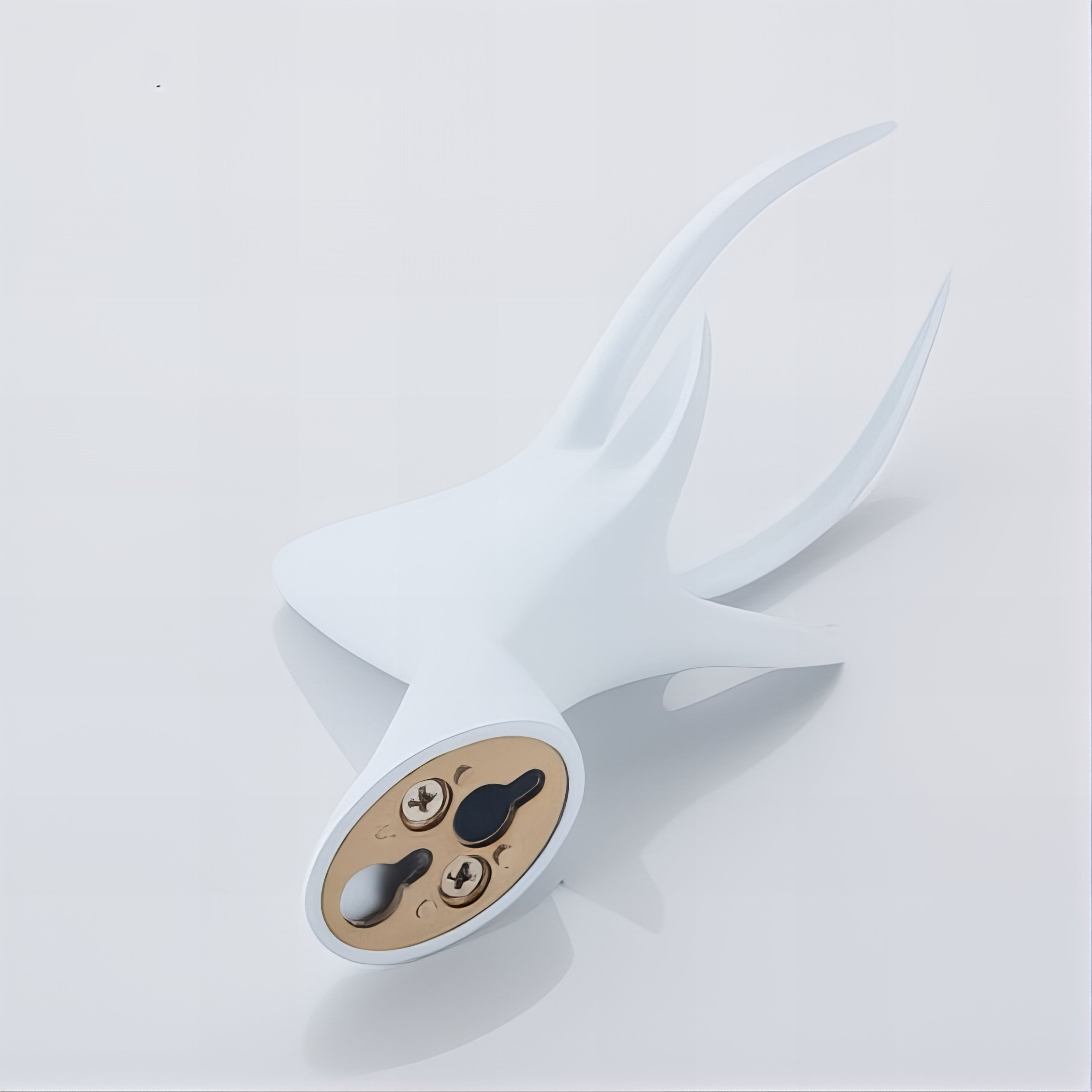 Crochet Porte-Manteau Contemporain Cerf Ivoire – Image 4