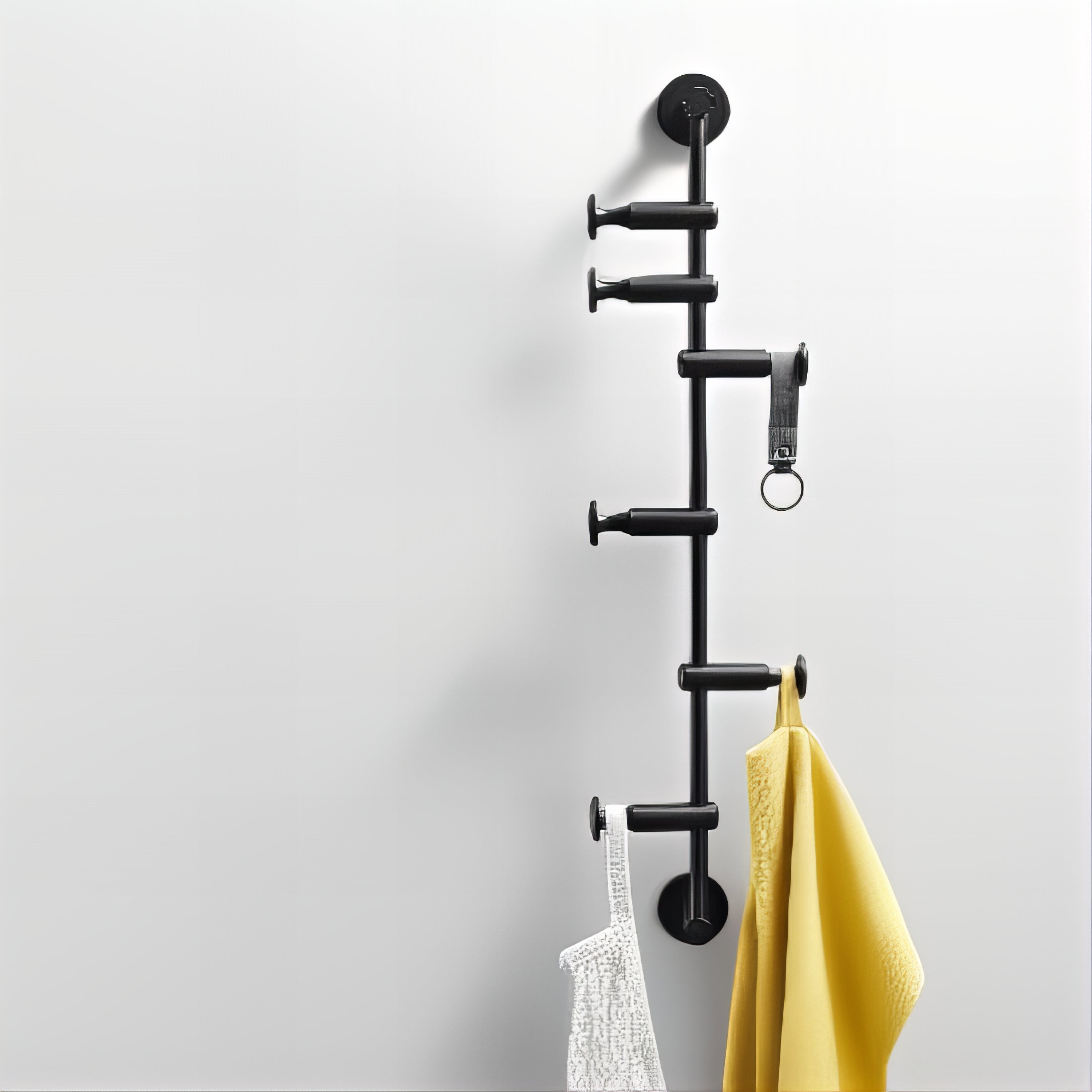 Patère Murale Verticale Noire – Image 4