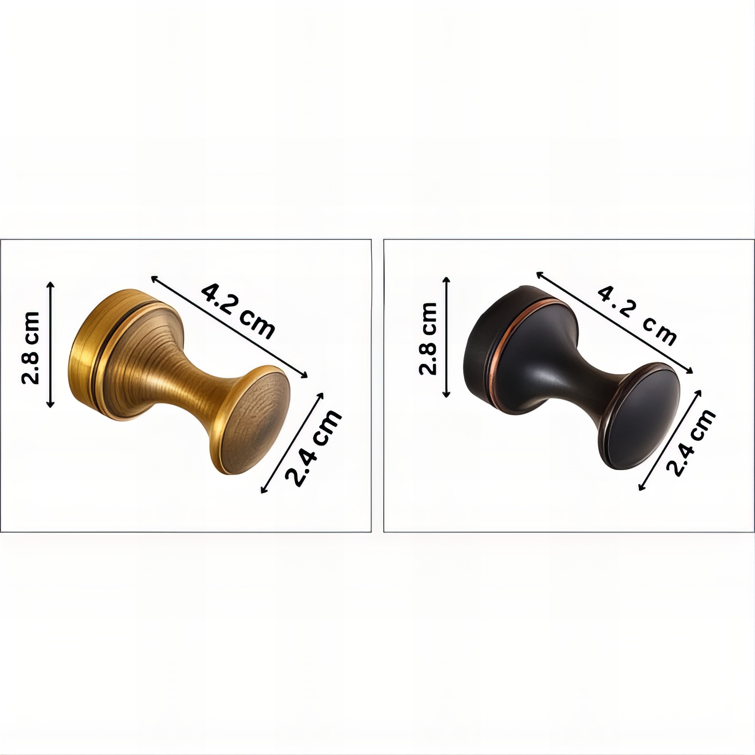 Crochet Patère Rétro Doré – Image 6