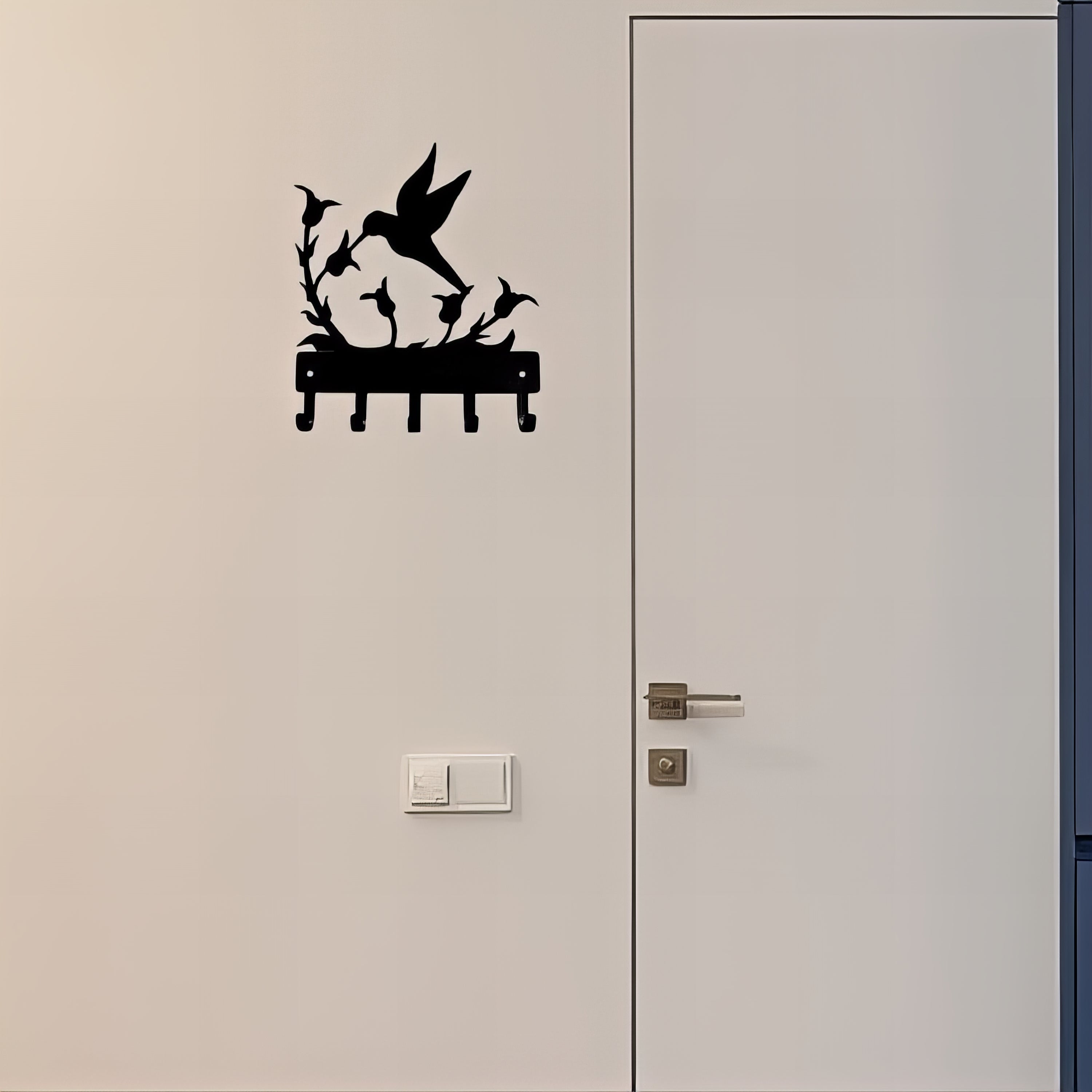 Porte-manteau mural & clés - Style oiseau – Image 4