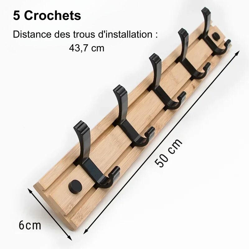 Porte-manteau mural - Style nordique – Image 6