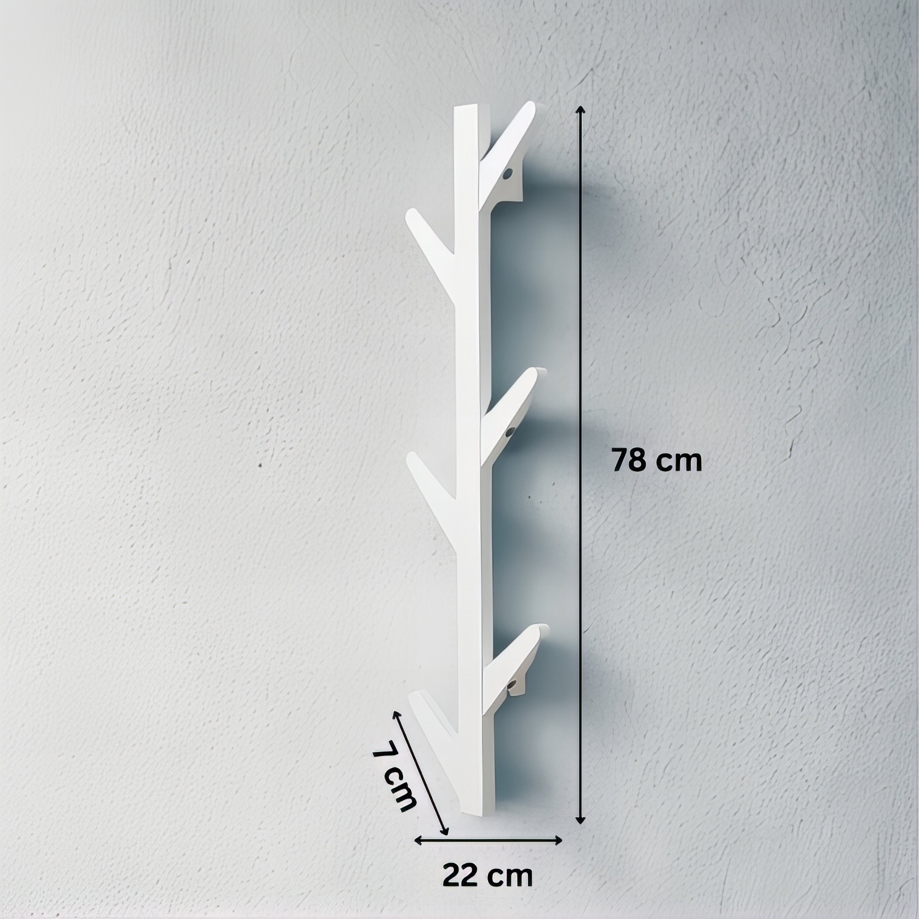 Patère Murale en Bambou Forme Arbre – Image 5