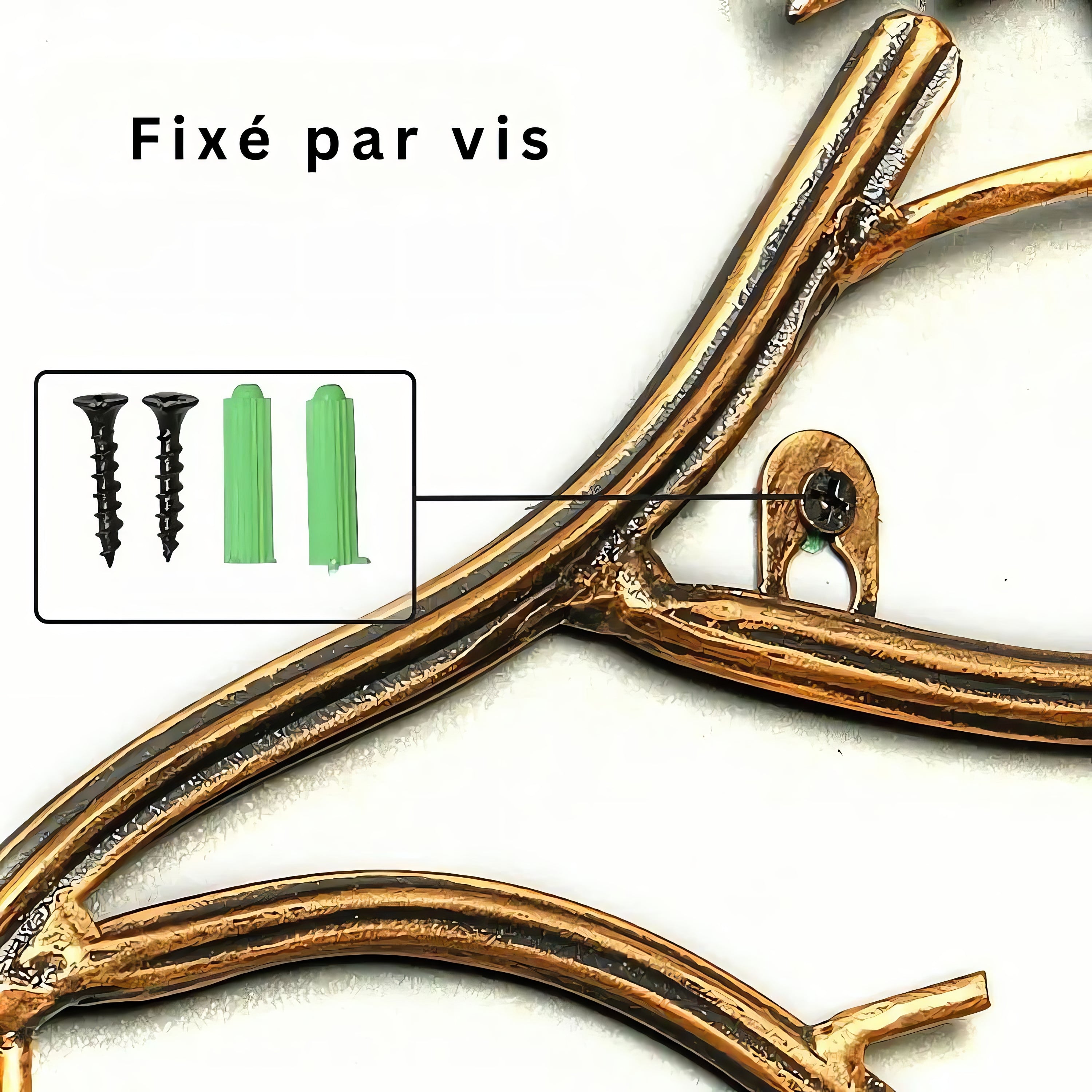 Porte-manteau décoratif - Style nature – Image 3