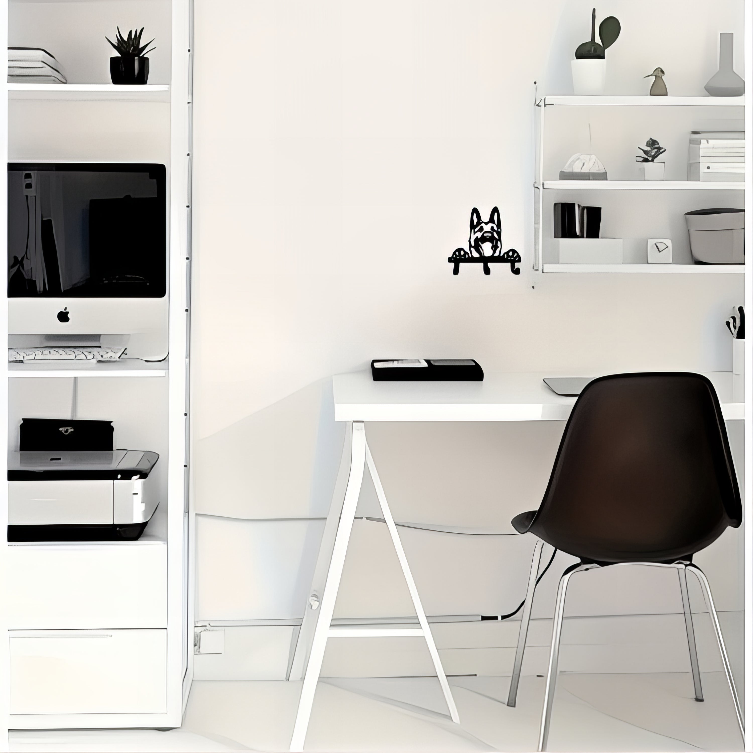 Porte-manteau & clés mural - Style chien Berger Allemand – Image 4