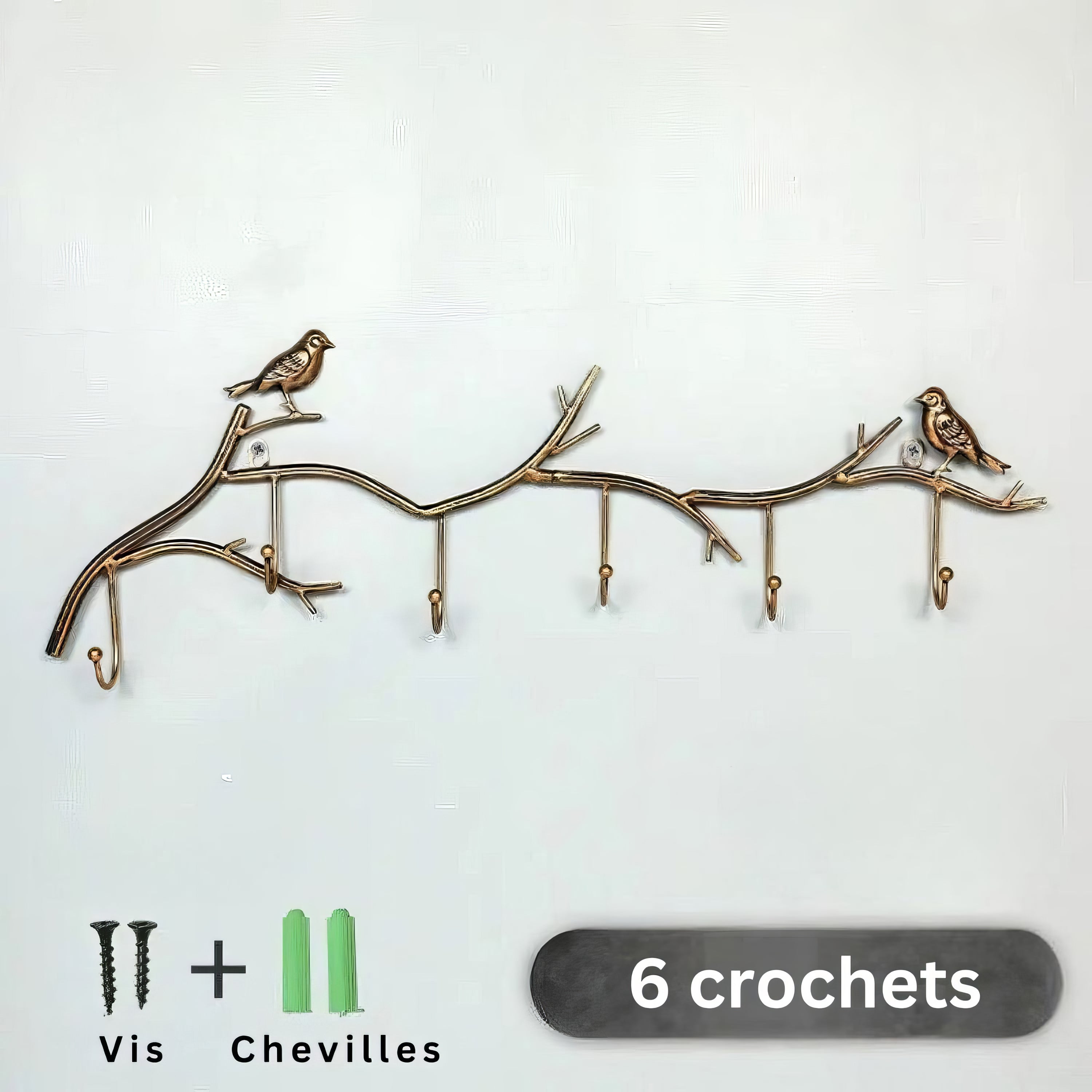 Porte-manteau décoratif - Style nature – Image 6