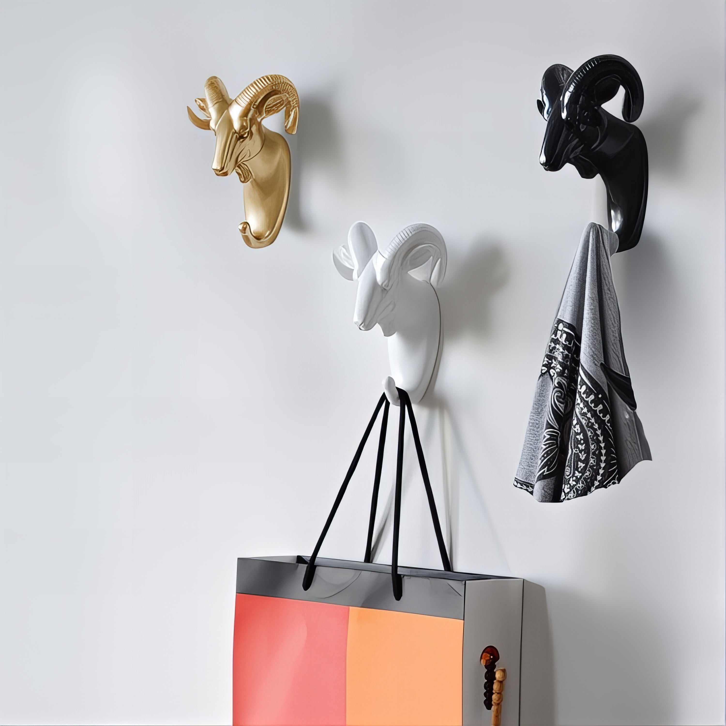 Crochet Porte-Manteau Style Chèvre