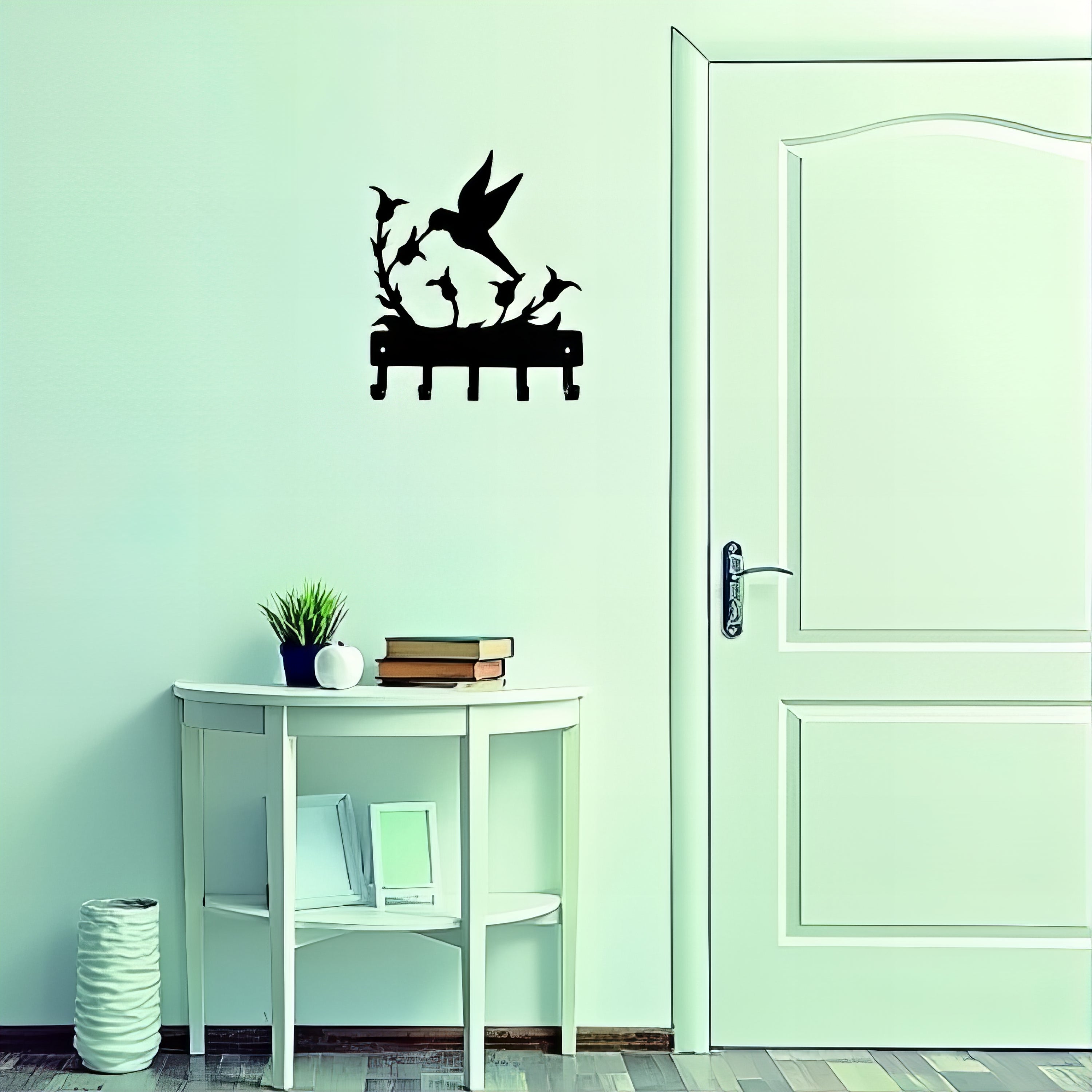 Porte-manteau mural & clés - Style oiseau – Image 3