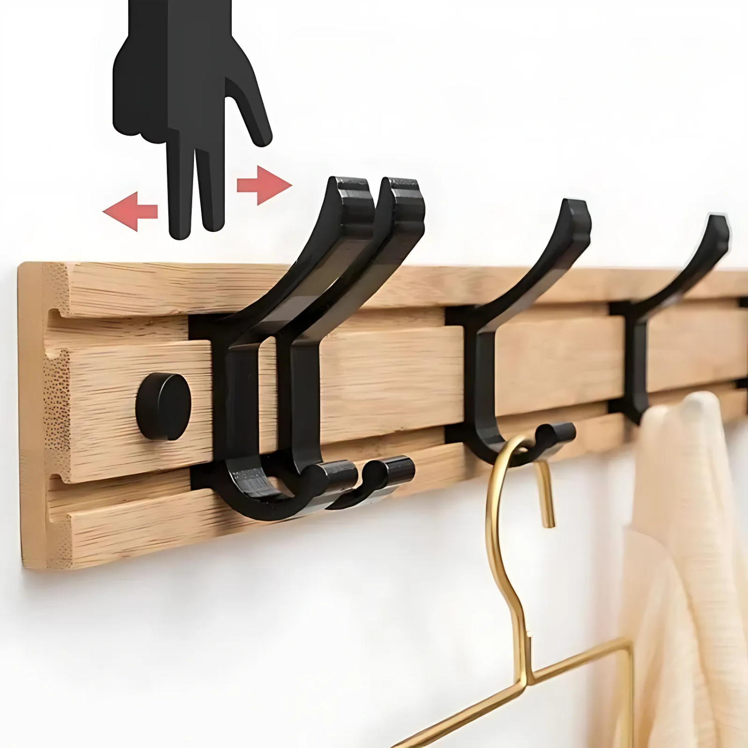 Porte-manteau mural - Style nordique – Image 4