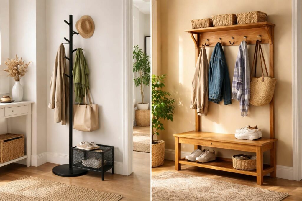 découvrez notre comparaison entre but et conforama pour trouver le meilleur porte-manteau d'entrée, alliant style, qualité et prix avantageux.