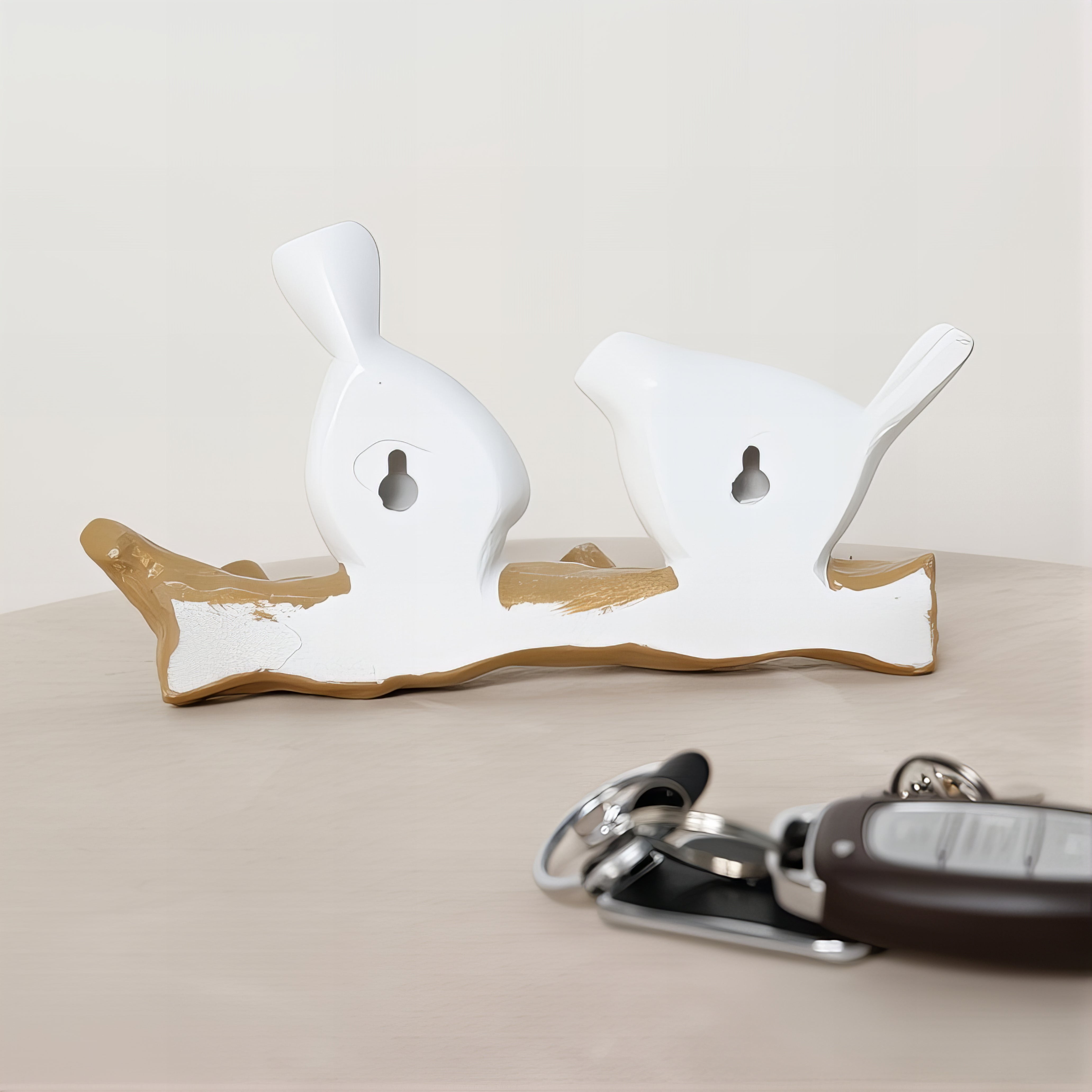 Porte-manteau décoratif - Style oiseaux 3D – Image 9