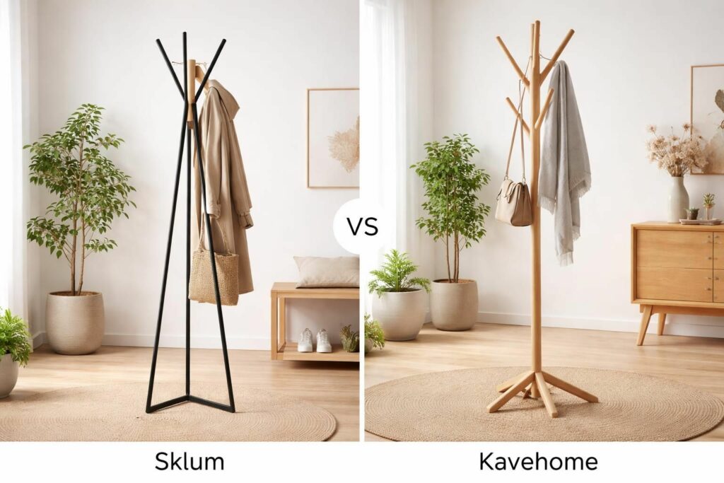 découvrez notre comparaison entre les porte-manteaux sklum et kavehome, deux icônes du design scandinave. analysez style, qualité et fonctionnalité pour choisir le modèle parfait.