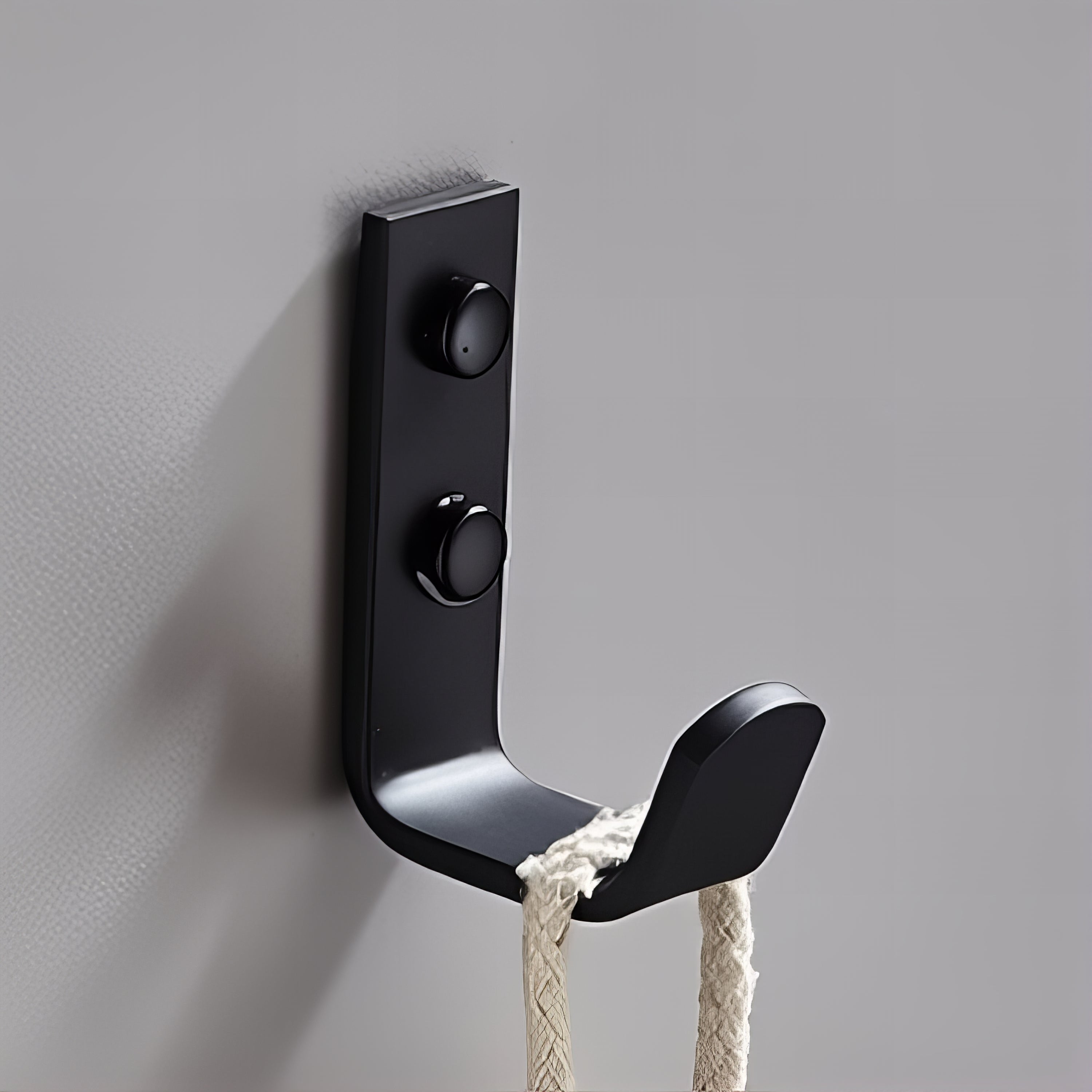 Crochet Support Manteau Noir