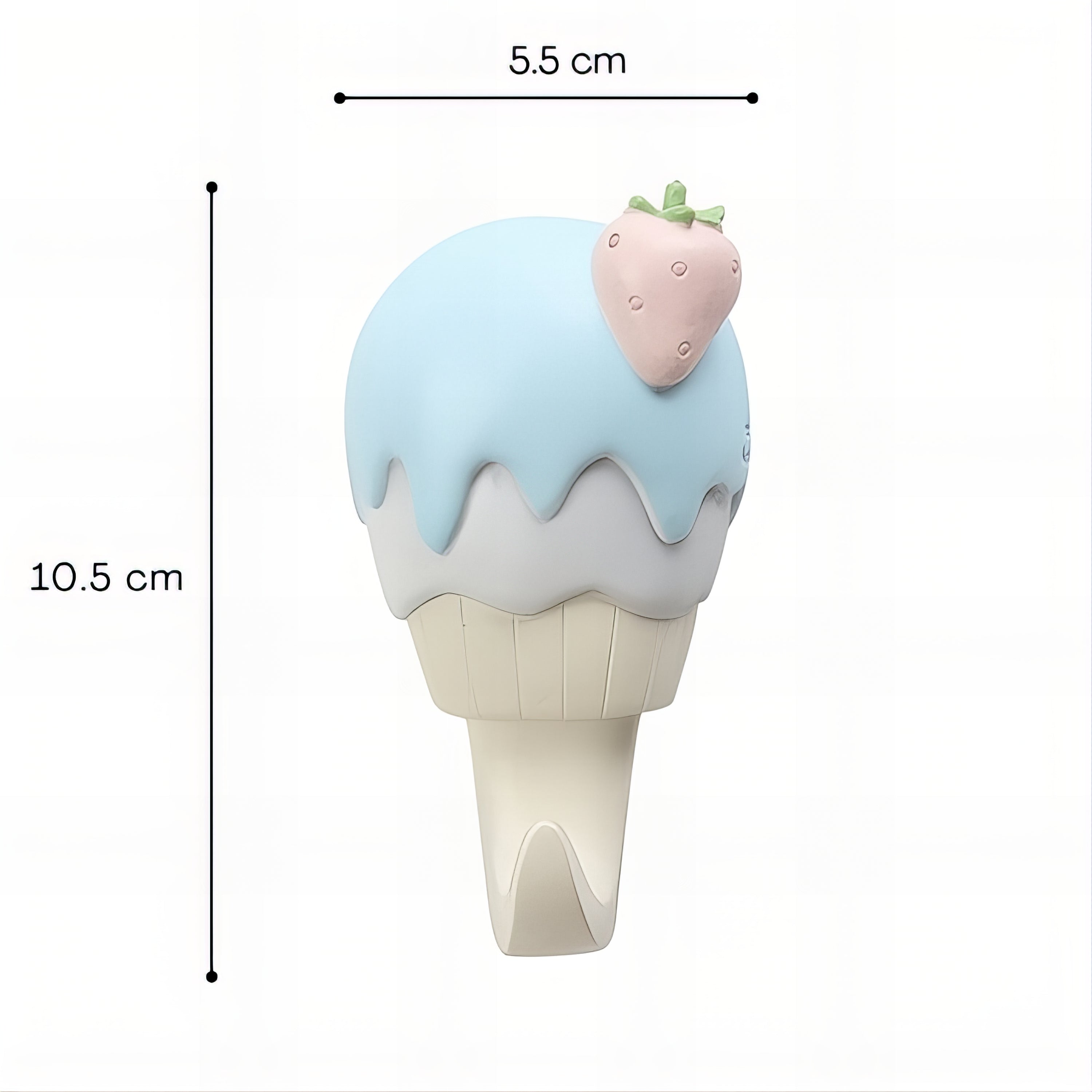 Crochet Porte-Manteau Glace en Cornet – Image 4