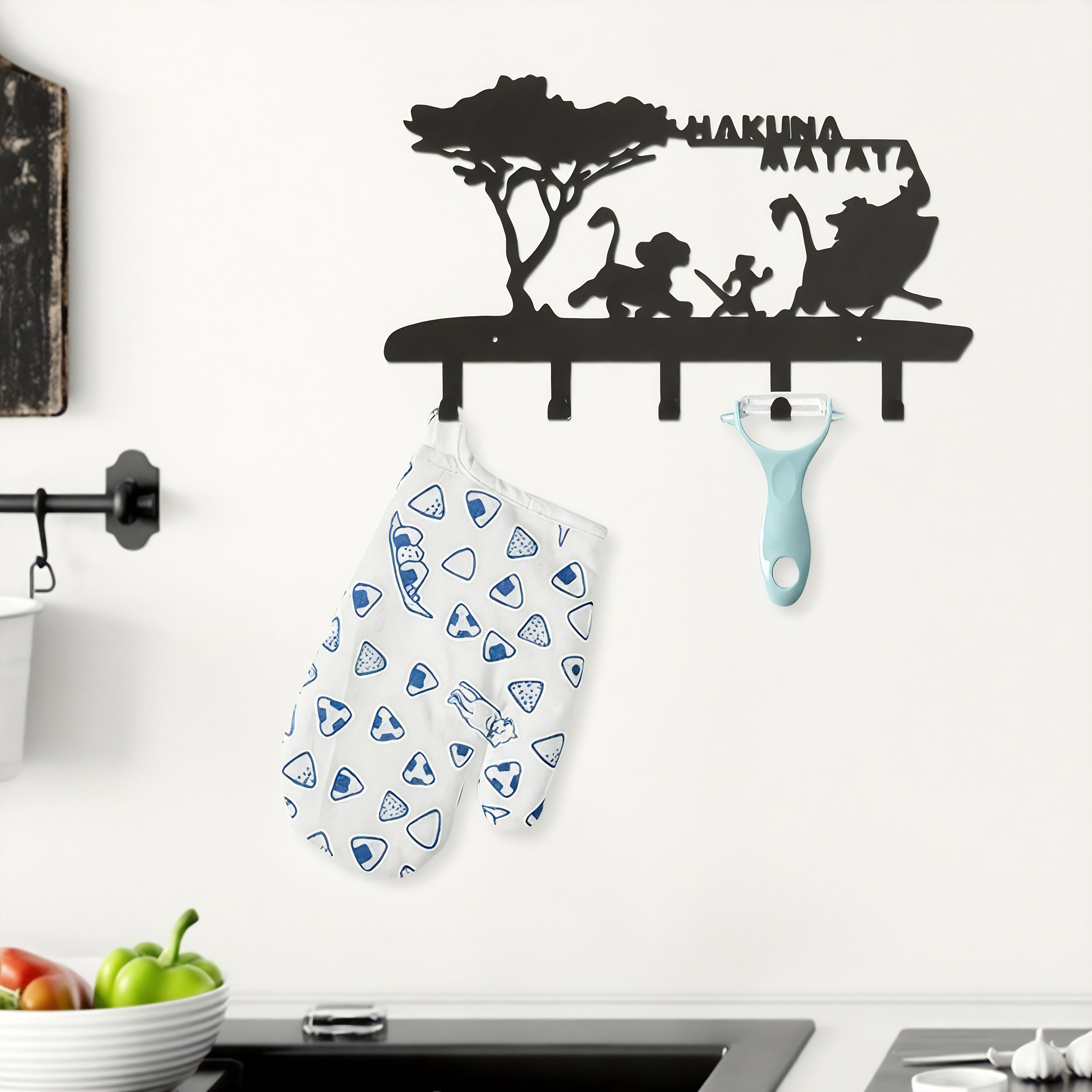 Porte-manteau original & clés - Style Hakuna Matata – Image 4