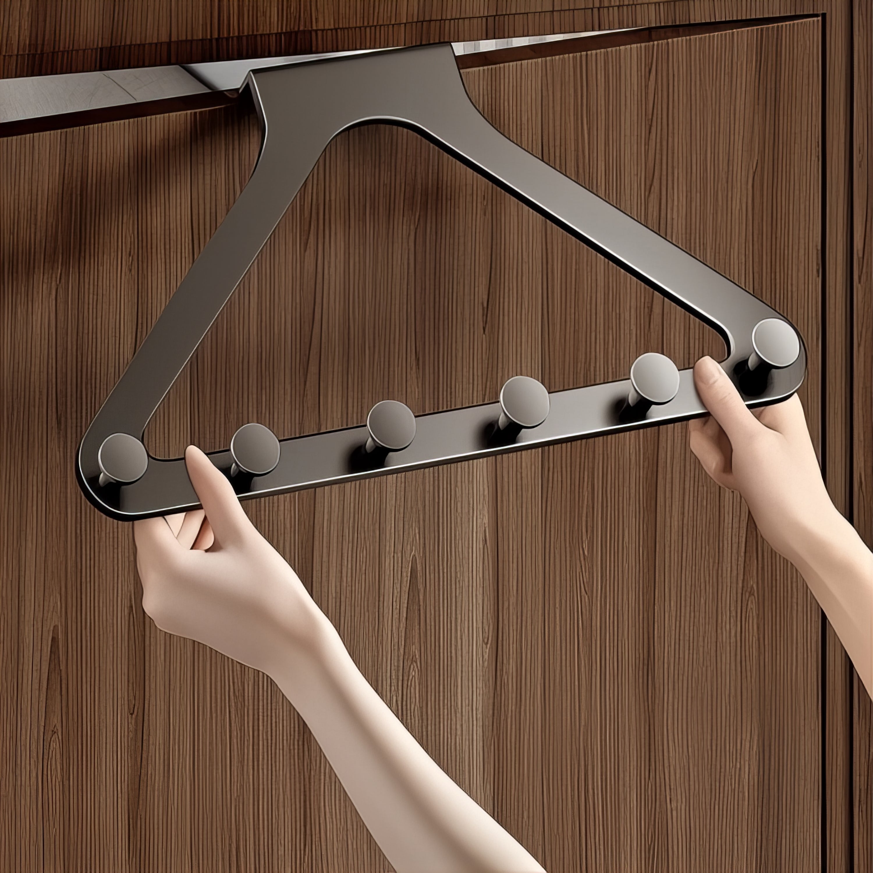 Porte-manteau de porte - Triangulaire – Image 4