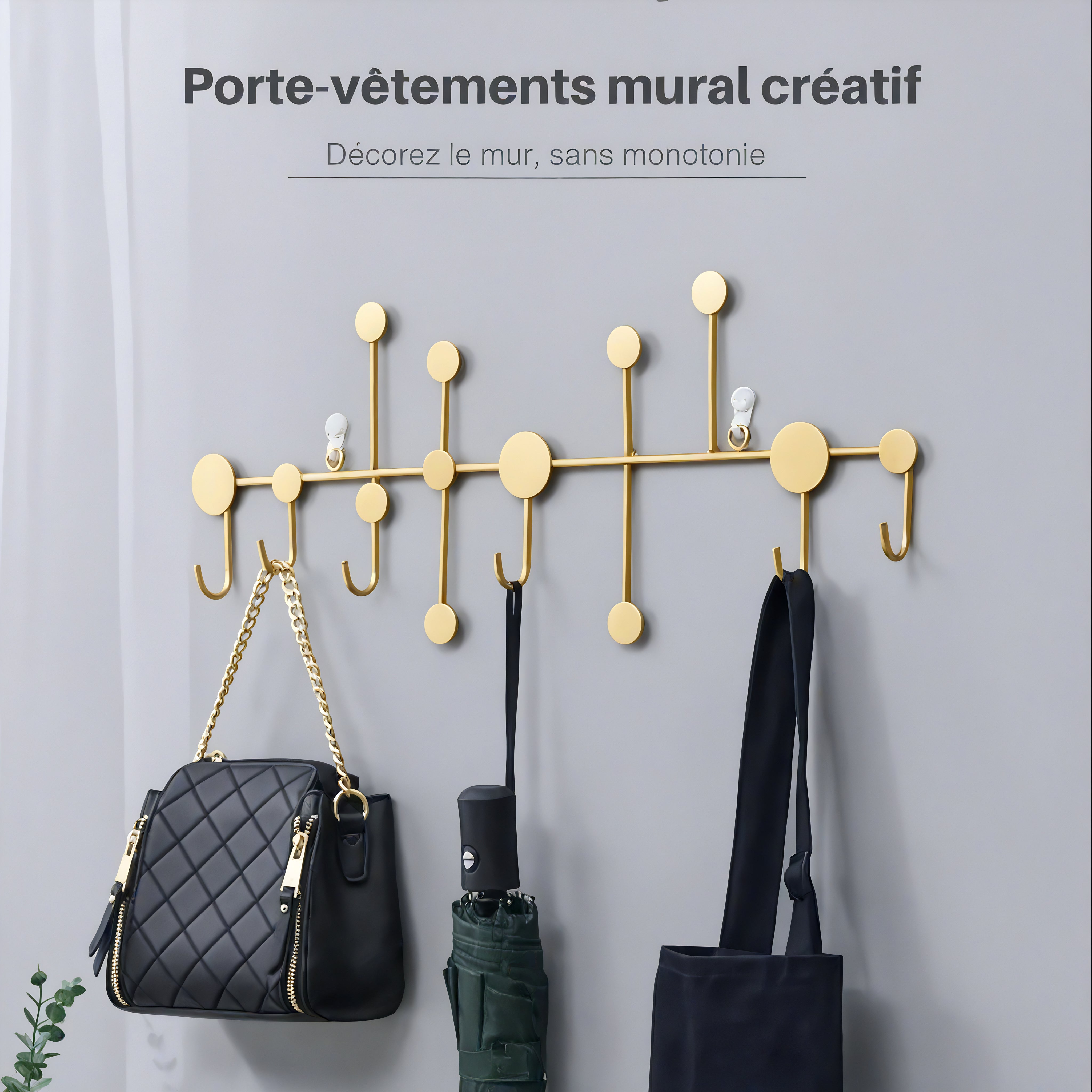 Porte-manteau mural - Style chic