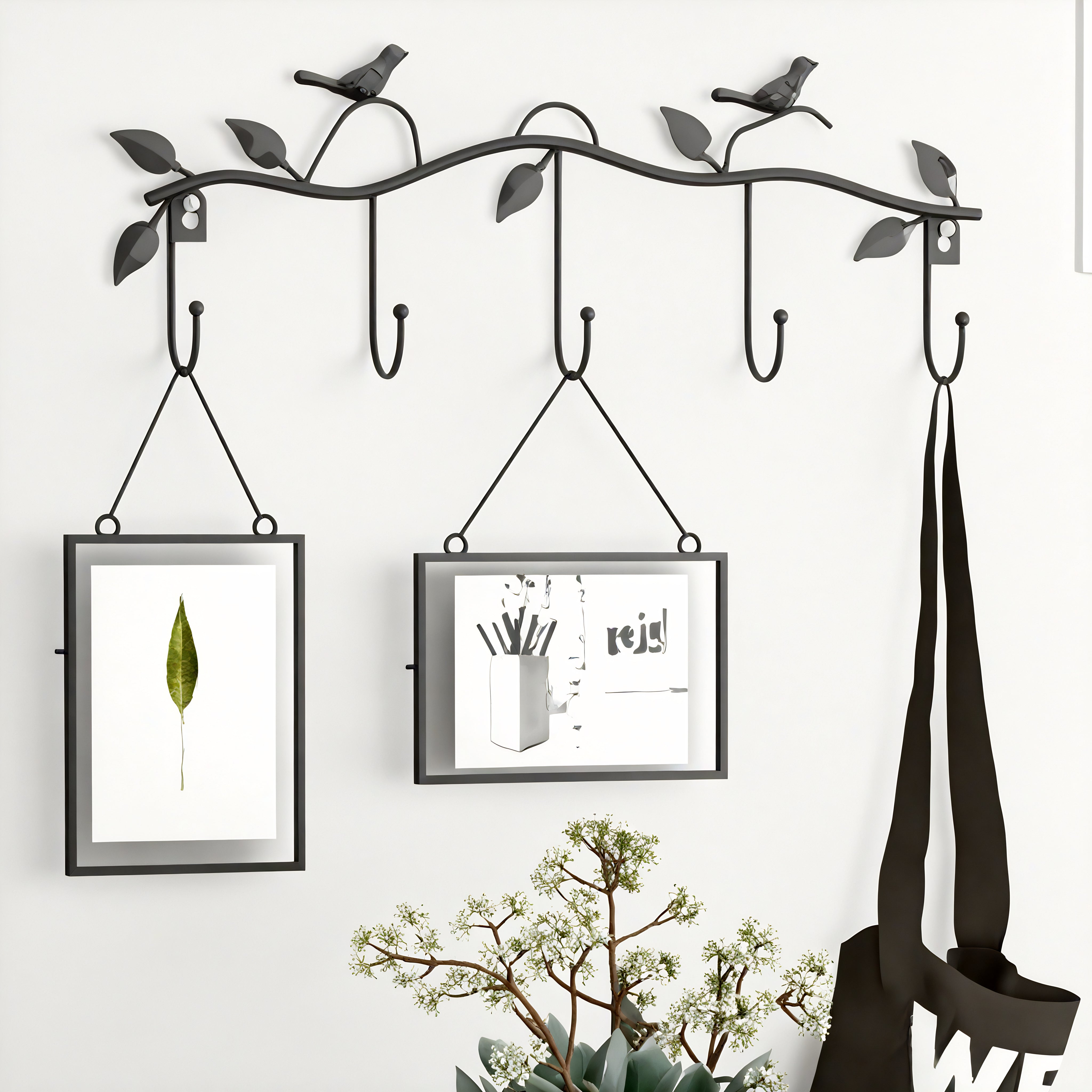 Porte-manteau mural - Style décoratif en métal – Image 4