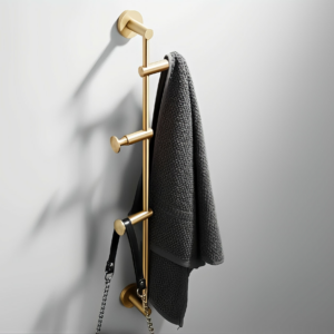 Patère Murale Verticale Or