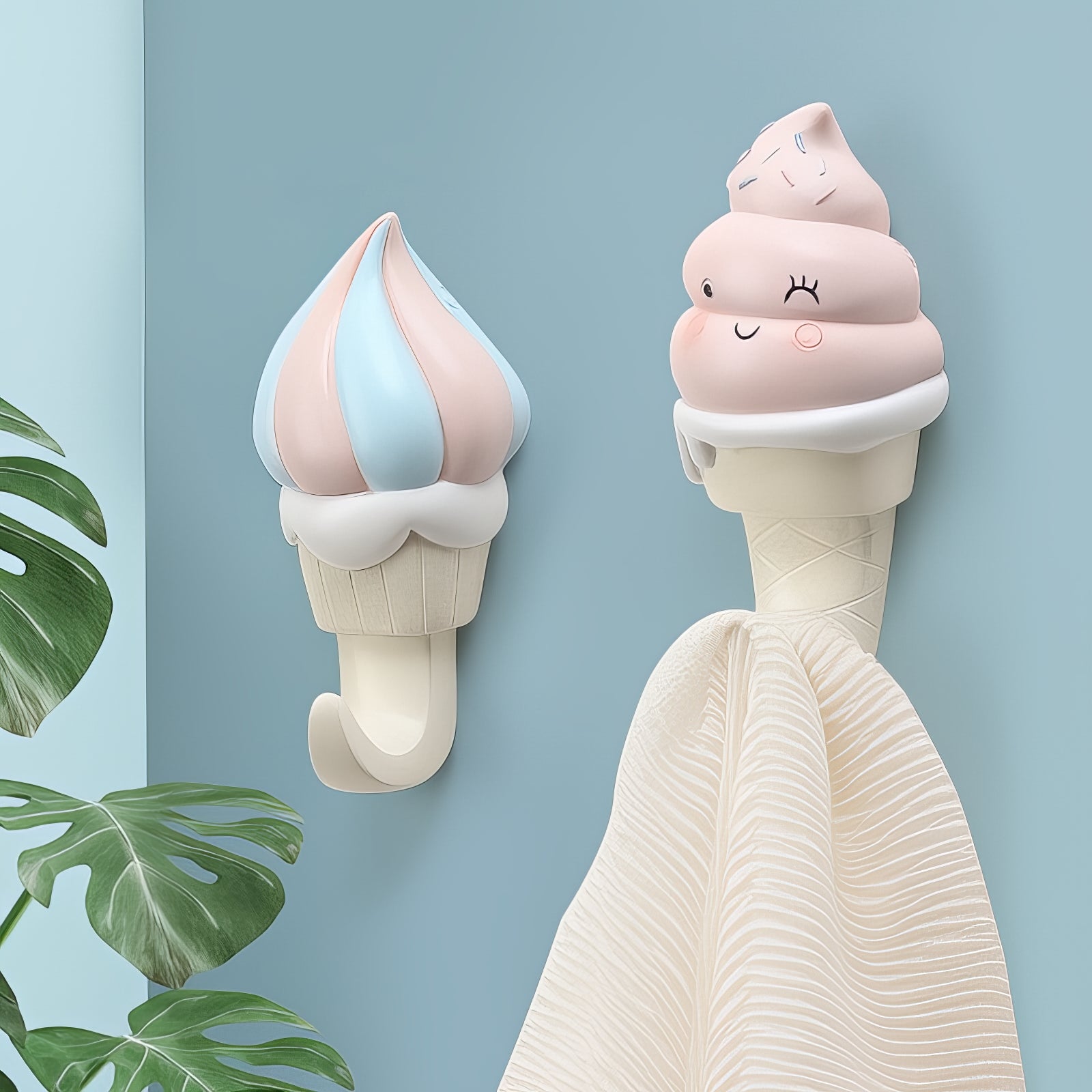 Crochet Porte-Manteau Glace en Cornet