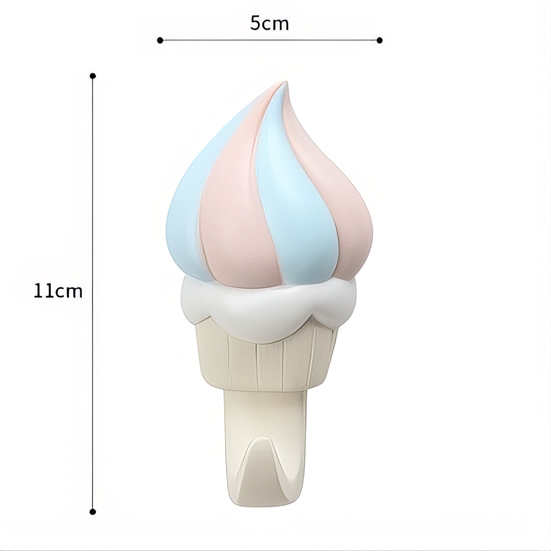 Crochet Porte-Manteau Glace en Cornet – Image 6