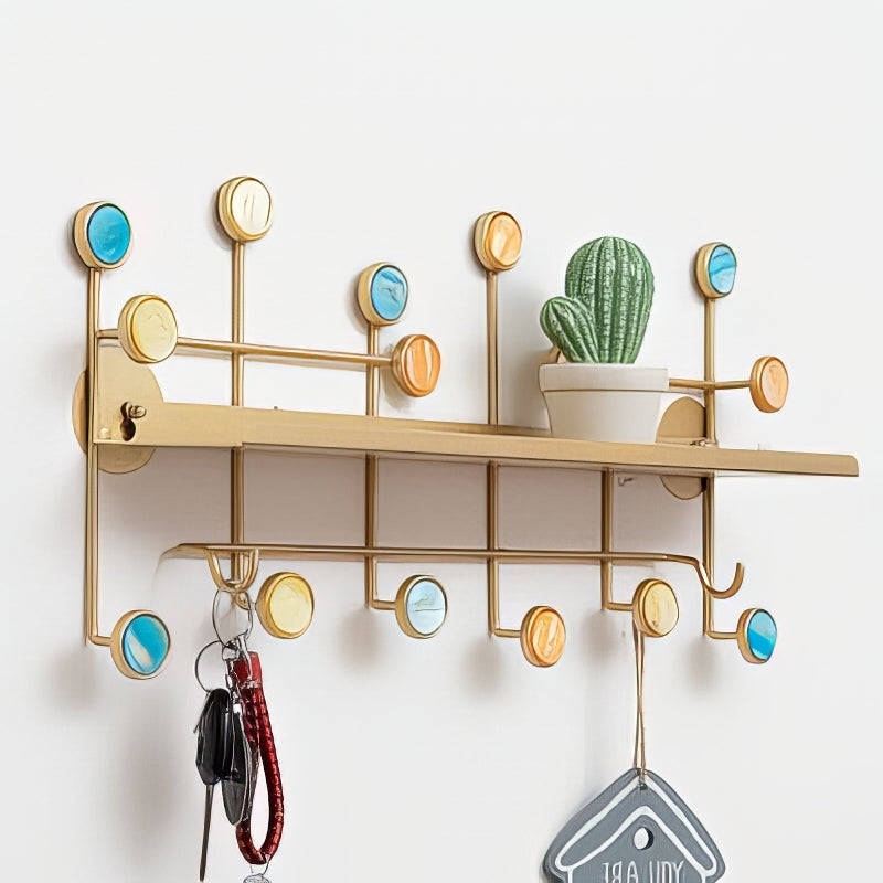 Étagère avec Crochets Ronds pour Manteaux – Image 3