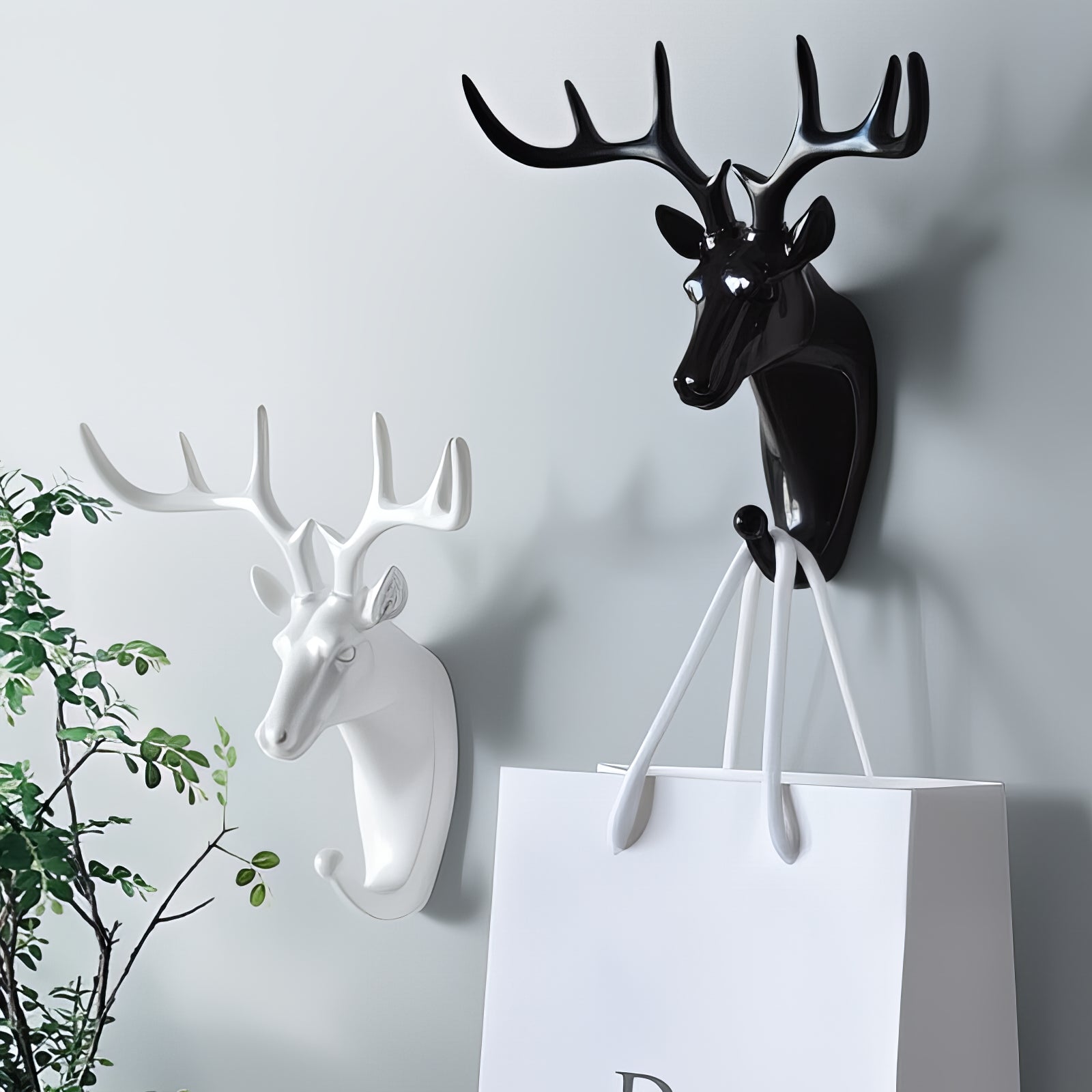 Crochet Porte-Manteau Style Cerf